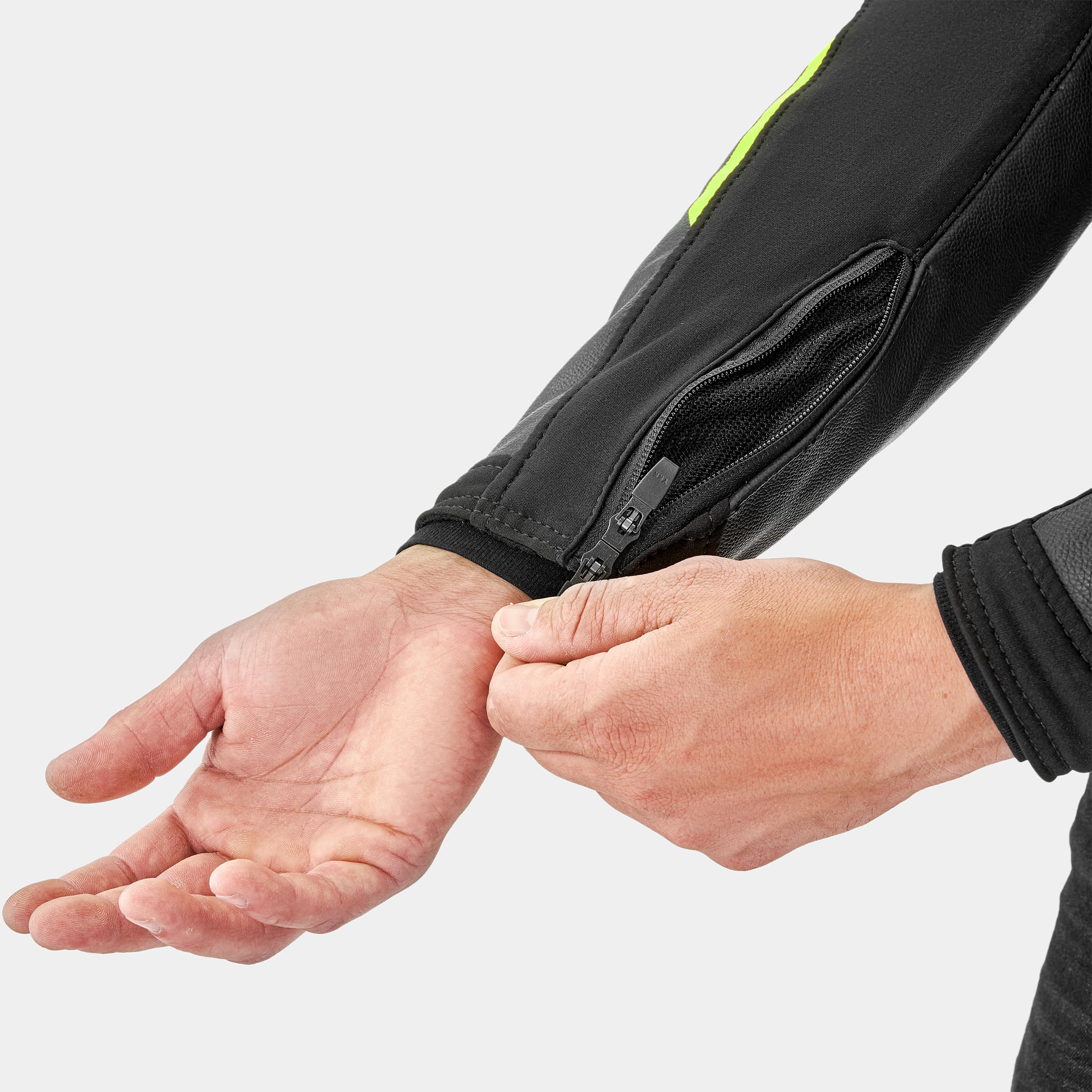 SHIMA Bandit 2.0 Motorrad Jacke Hose Herren mit Protektoren AirForce Rückenprotektor Leder Motorradkombi Sommer | Wetterfester Fahrkomfort