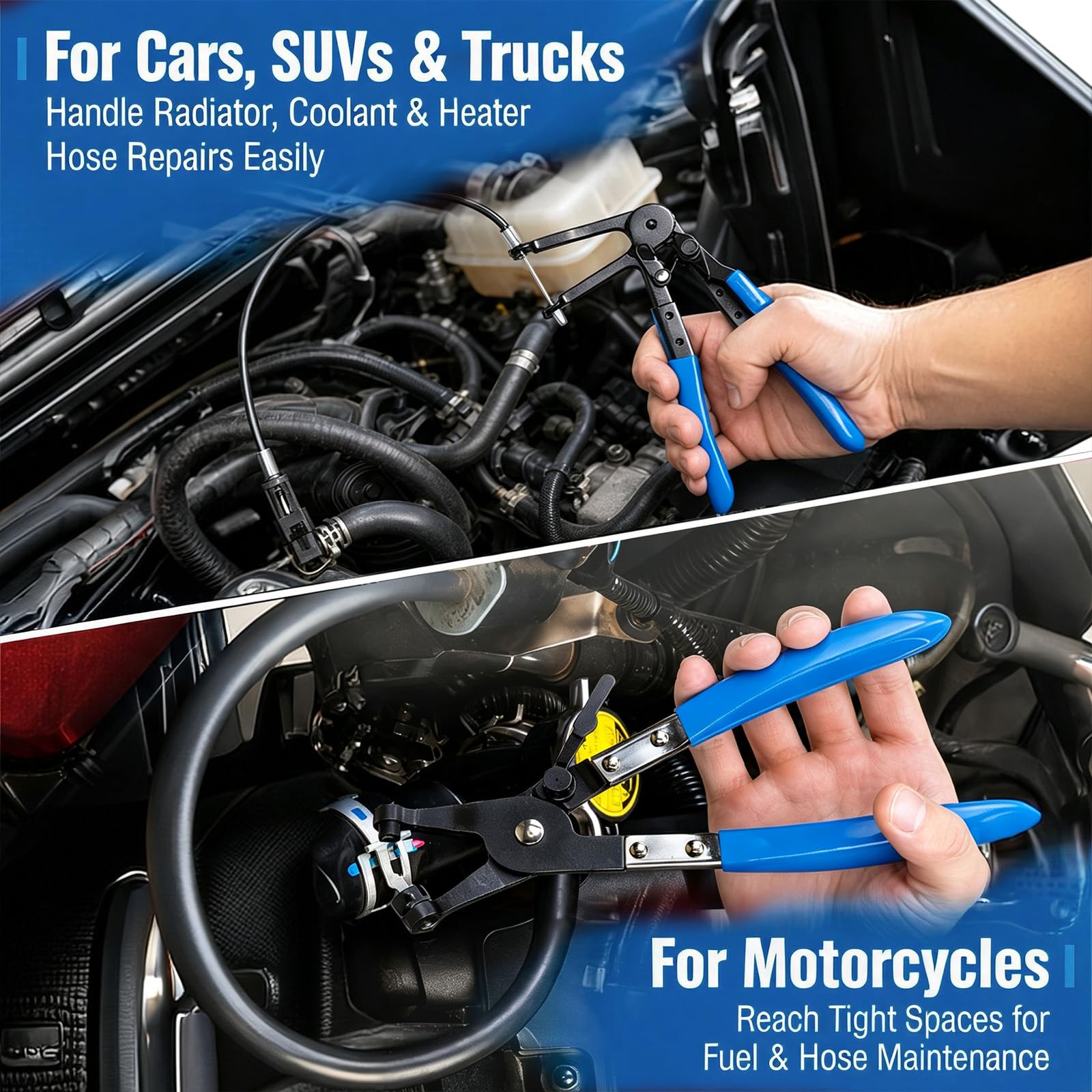 Hose Clamp Pliers Set - 9 Piece Automotive Tool -5