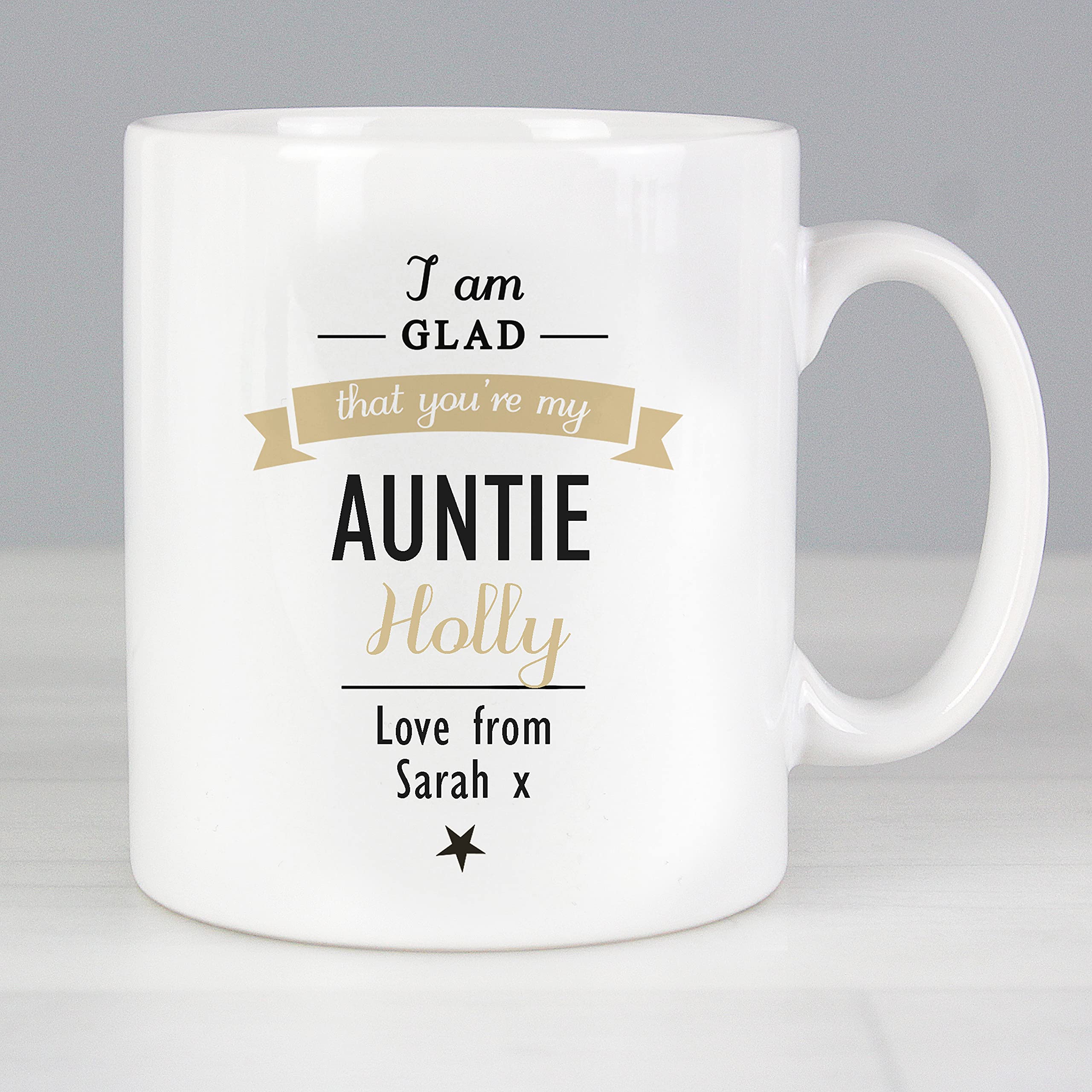 Ceylon TeaboxPersonalised I Am Glad... Mug Personalised Mug Gift Personalised Mug