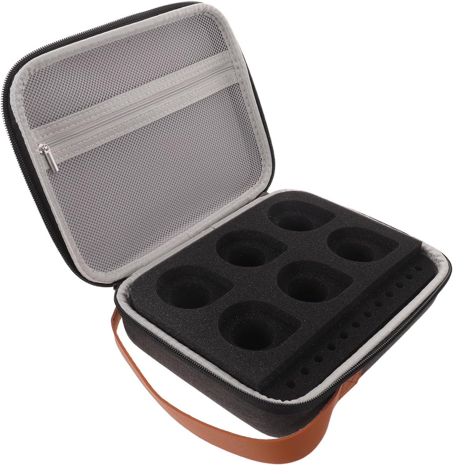 DOITOOL Hard Shell Spinning Top Holder Case with Sponge Lining, Black