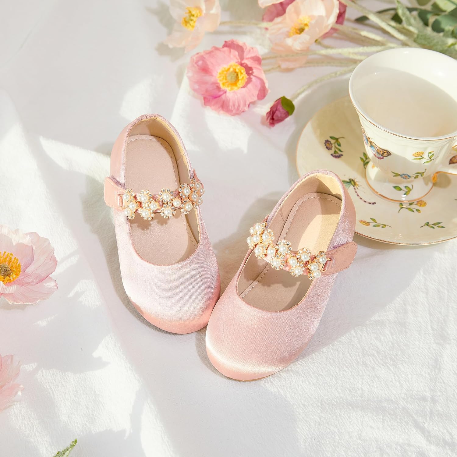 Otter MOMO Toddler/Little Girls Mary Jane Ballerina Flats Shoes Slip-on School Party Dress Shoes - Image 6