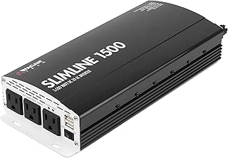 Wagan EL3722 Slim Line 12V 1500 Watt DC to AC Power Inverter with 3500 Watt Surge Power - coolthings.us