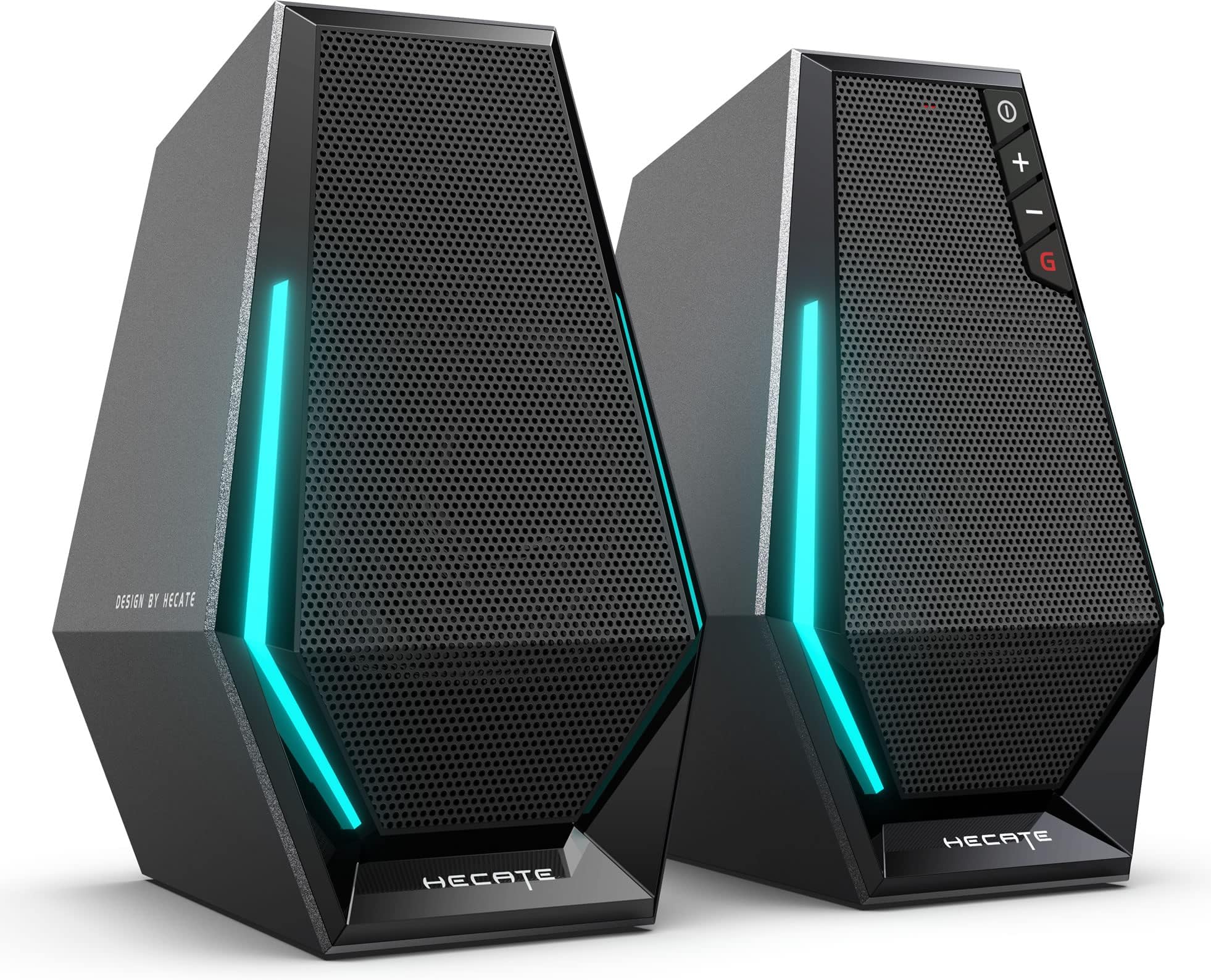 G1500 2.0 Bluetooth Gaming Speakers with RGB Lighting - Black