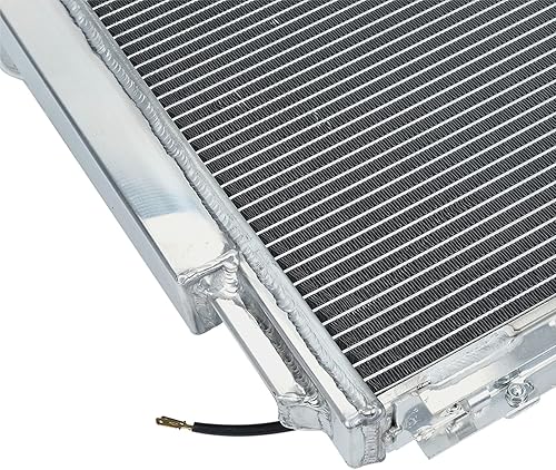 Miniatura 268 de Radiador de aluminio AA5052 de 3 filas compatible con Dodge Ram 2009-2021 1500 2500 3500 4000 V6 V8 Pickup AT/MT 3 filas,1 fila,Ventilador