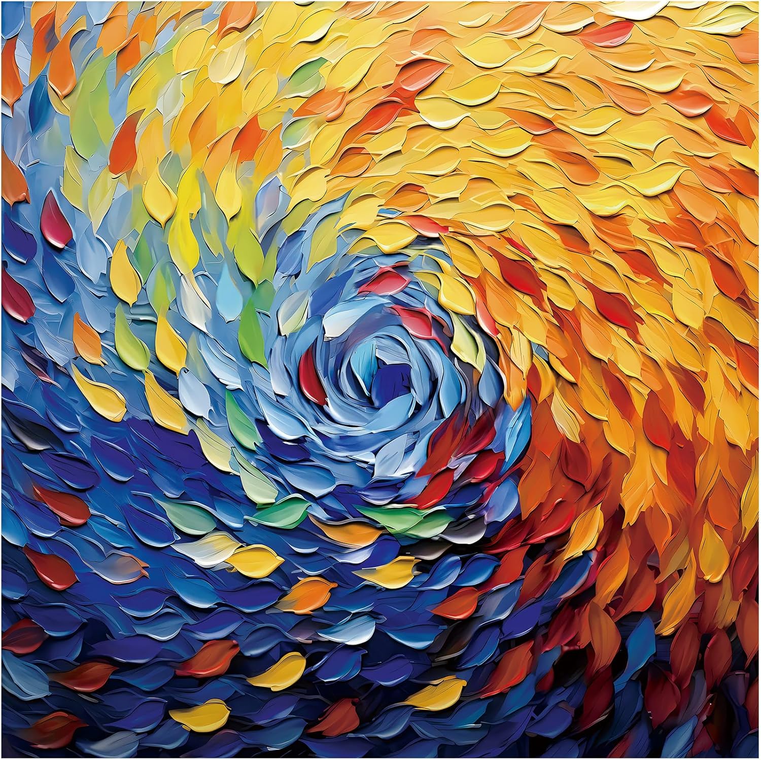 Sutiban Rainbow Swirl 1000 Piece Puzzles for Adults, Challenging Art Jigsaw Puzzle 1000 Pieces, Unique Coolest Puzzles Games for Family Adults&Kids, Creative Gift for Jigsaw Puzzle Lovers