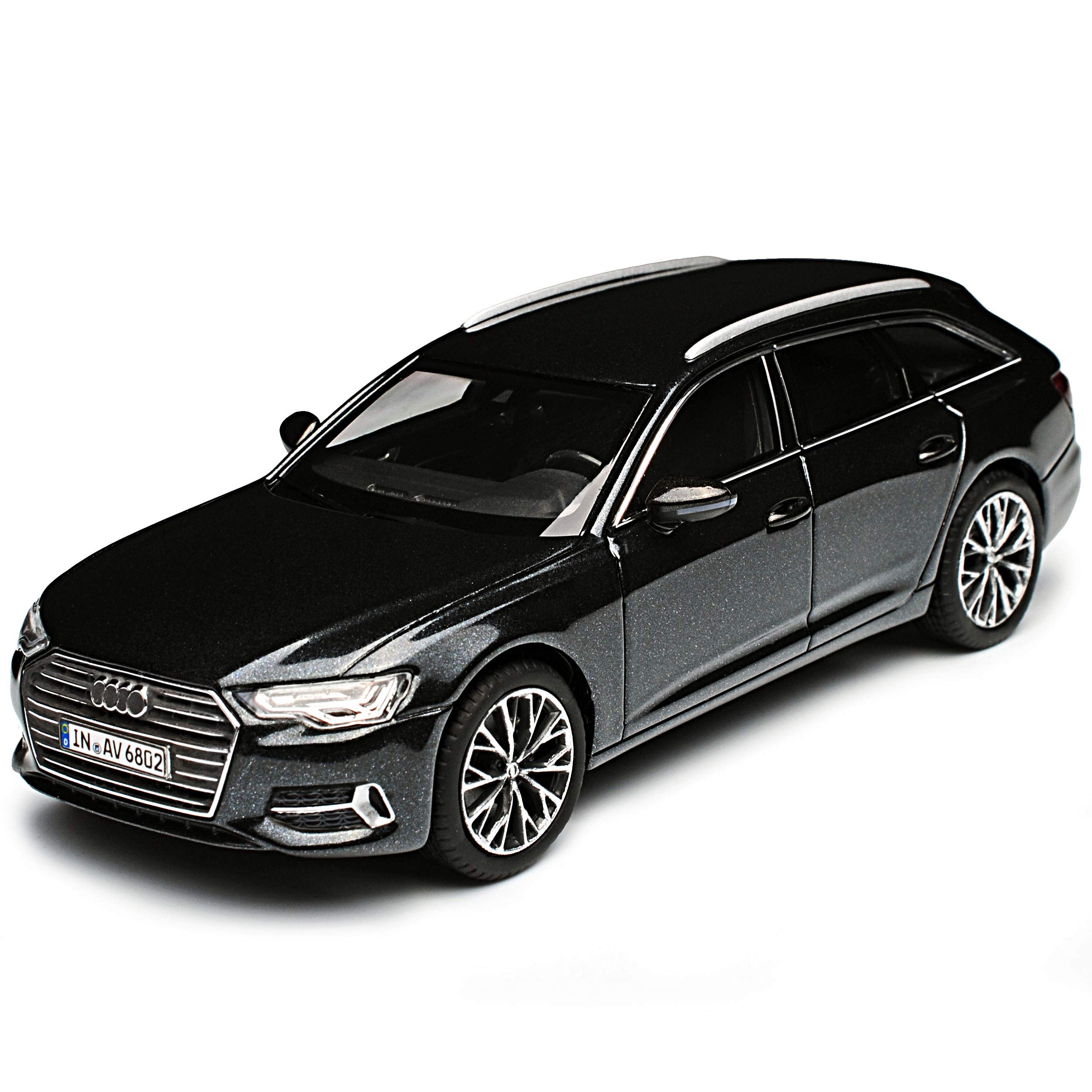 iScale A-U-D-I A6 C8 Avant Kombi Vesuv Grau Schwarz Modell Ab 2018 1/43 Kyosho Modell Auto