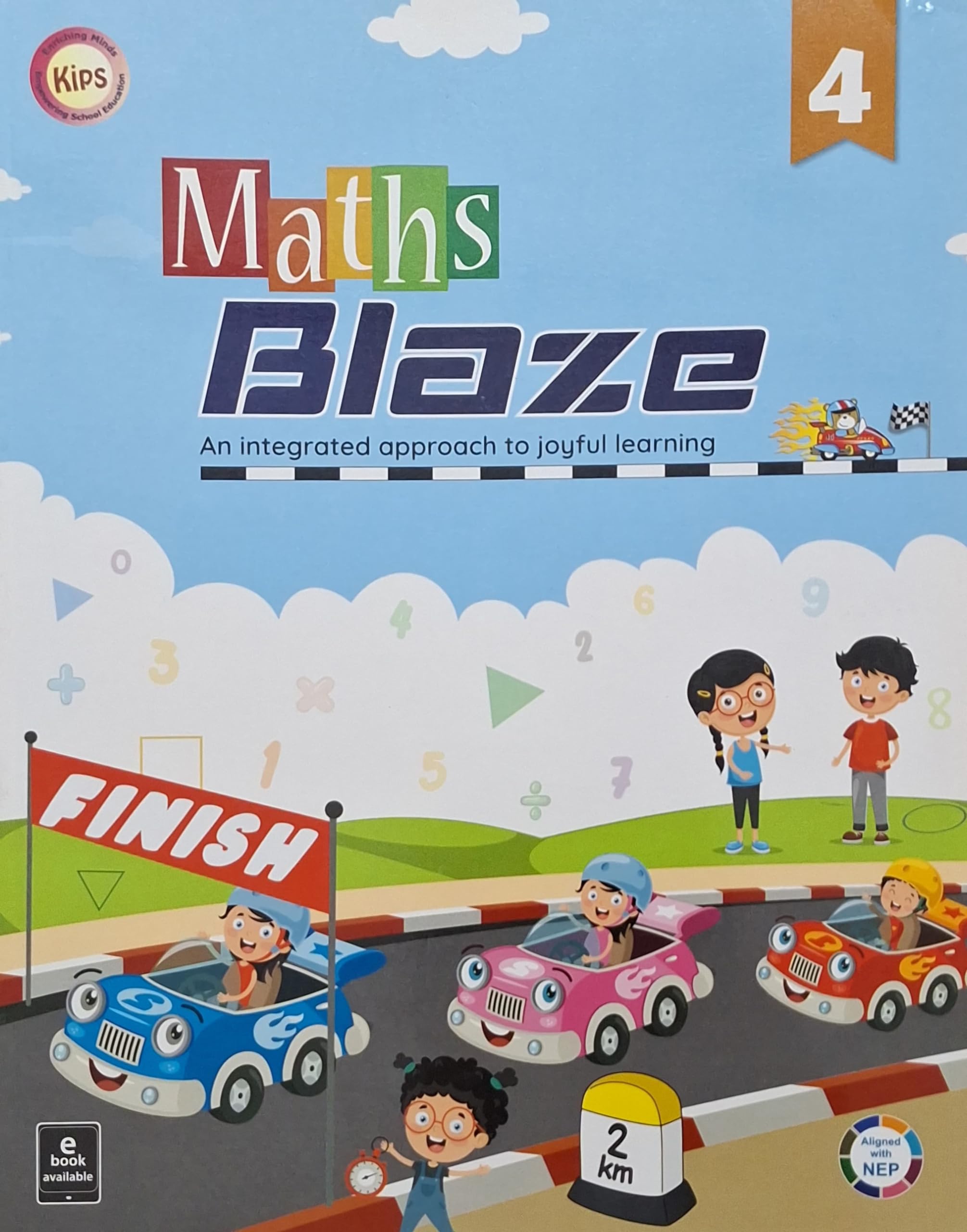 KIPS Maths Blaze Class 4 ( 2024 Latest Edition )