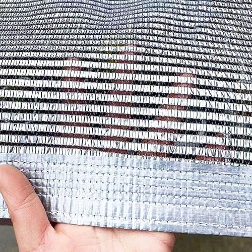 AJTXCSFOQL Voile d'ombrage Aluminium Filet d'ombrage Extérieur avec œillets, Toi