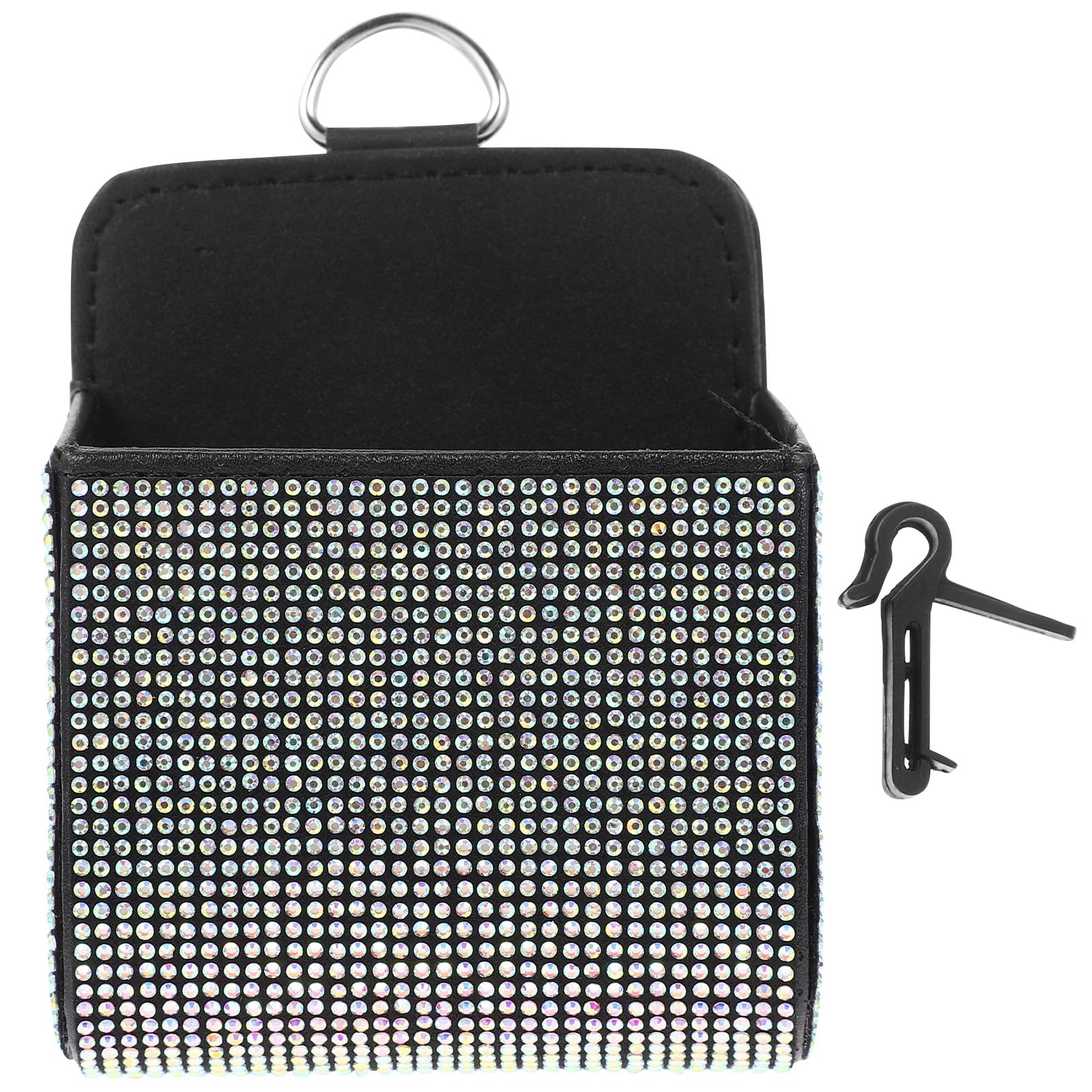 Autositztasche aus Leder mit Großer Kapazität Hängeaufbewahrung für Handys und Schlüssel an Lüftungsschlitzen Modische Autotasche für Gebrauch im Auto