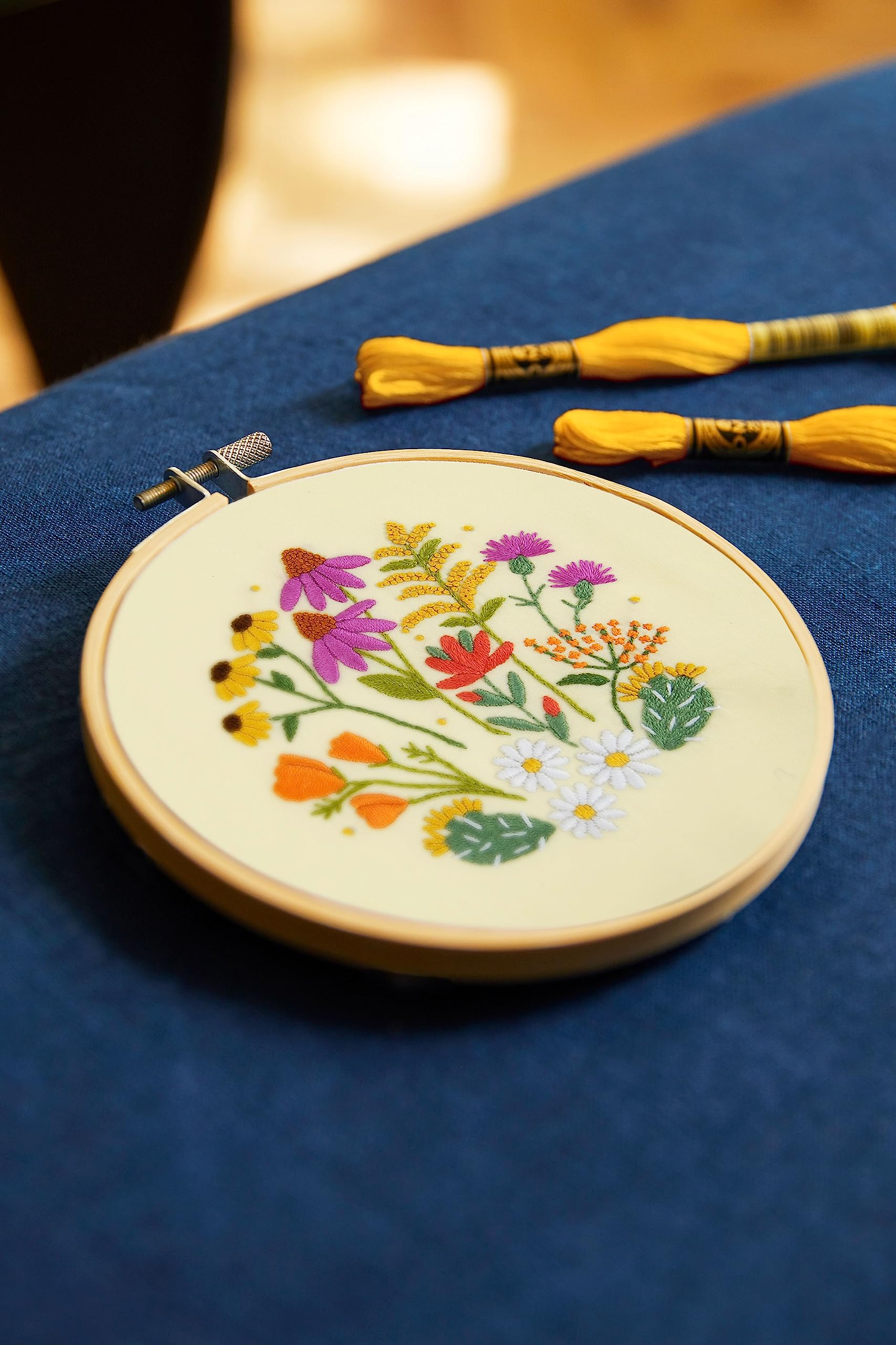 DMC - Mediterranean Garden by Celeste Johnston, Intermediate Level, Embroidery Kit