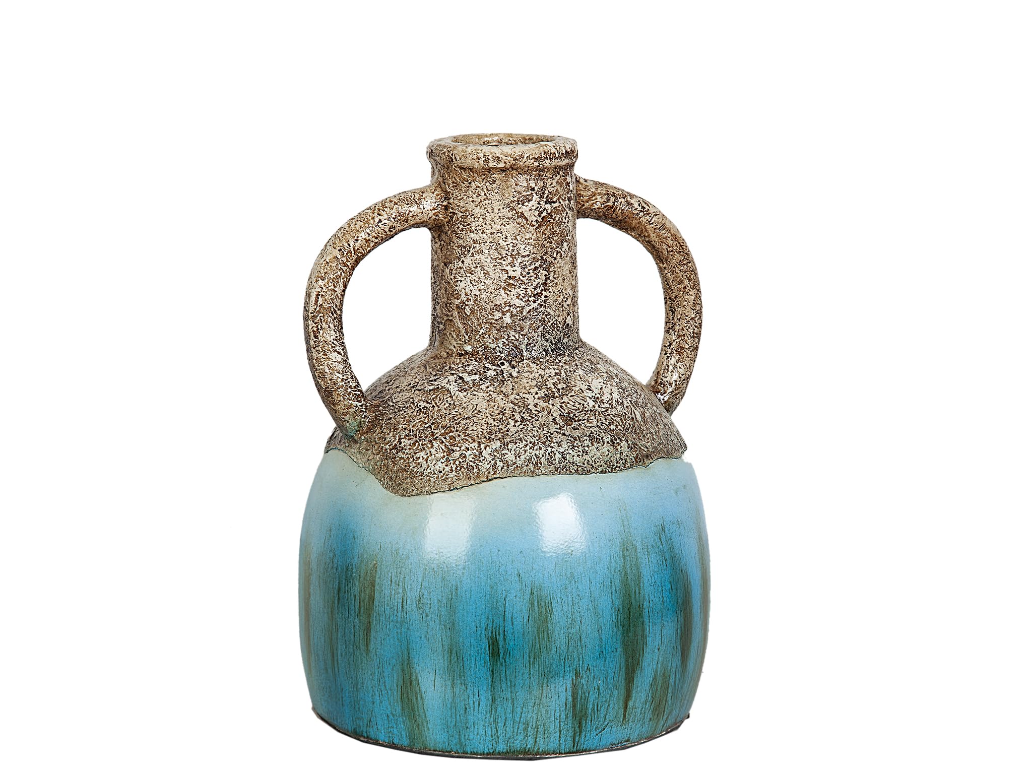 Jarron terracota 2 asas : oubliez les vases instables avec cette jarre en terre cuite