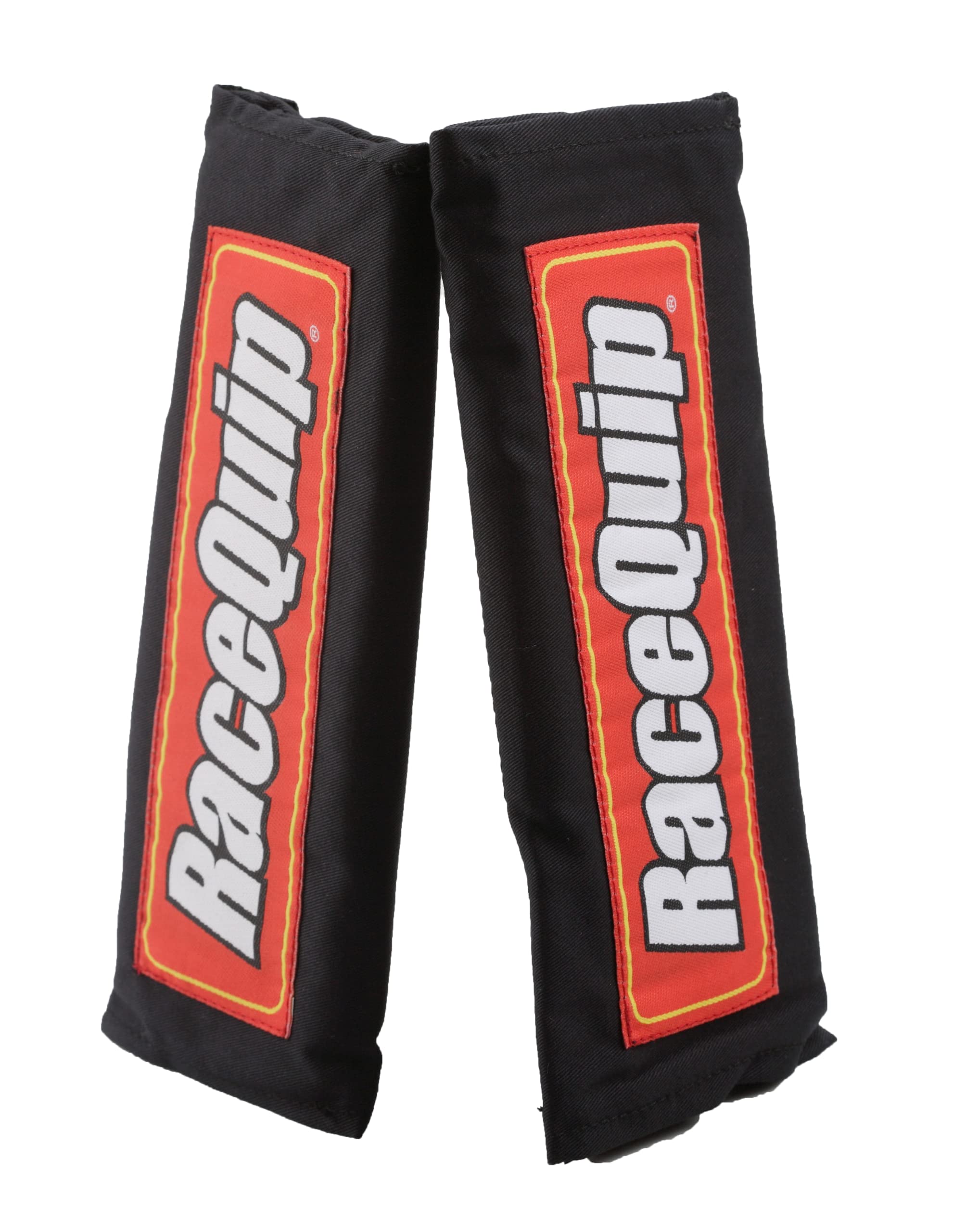 RaceQuip 767001RQP Harness Pad Fire Retardant RaceQuip Logo Black 2 and 3 in Harness