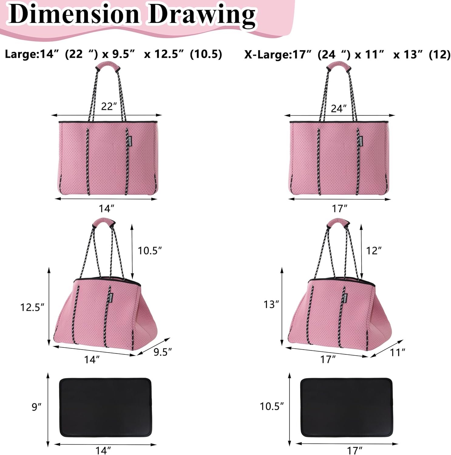 QOGiR Multipurpose Gym Beach Bag, Light Weight, Large, Sports … … - Image 2