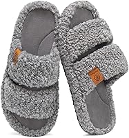 Vista 1 de EverFoams - Pantuflas de punta abierta para mujer, suaves y cómodas, de espuma viscoelástica, para interiores