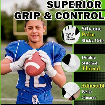 Chicingyou Football Receiver Gloves for Men Women