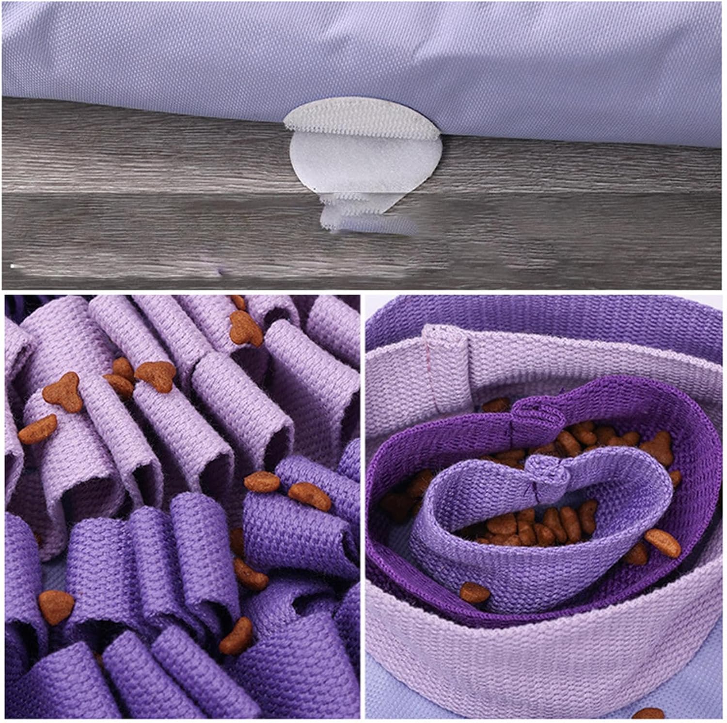 Dog Snuffle Mat - 49x49cm Mental Stimulation Toys,Pet Foraging Pad,for Indoor Outdoor Home Living Room, Puppy Pets Small Medium Large Breeds