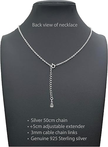 Collana Con Cuore Ncso N Argento Sterlng 925 Personalzzato Con 6 - Foto 9