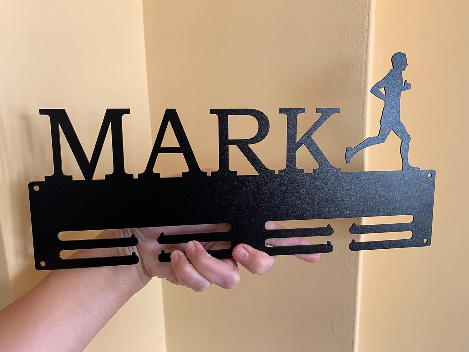 Personalized Medal Holders, Custom Metal Display Rack for Awards, Medal Hanger Monogram, Sports Hanger, Gymnastics, Running Marathon, Runner, Ice Hockey, Baseball, Gift for Boys Girls, Any Sport