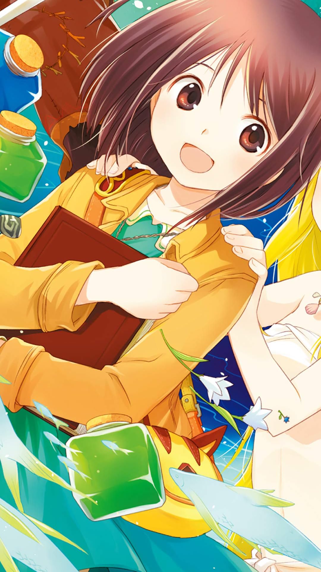ポーション、わが身を助ける カエデ フルHD(1080×1920)スマホ壁紙/待受画像