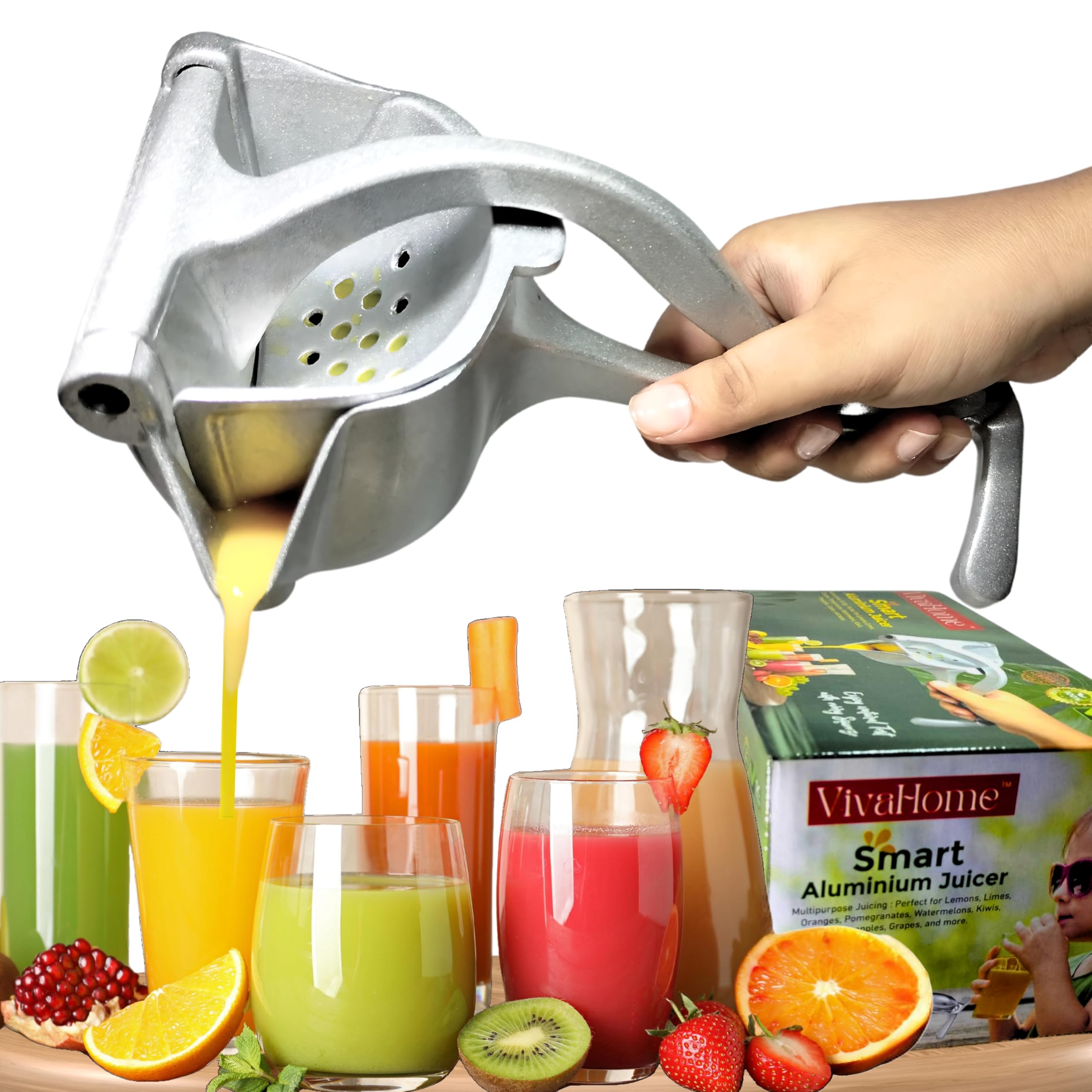 See full amazon price history chart for VivaHome™ Smart Aluminium Manual Hand Juicer for Fruits – Efficient Citrus Juicer, Orange Juice Maker, Fruit Juicer Machine, Durable Manual Hand Press Juicer VivaHome™ Smart Aluminium Manual Hand Juicer for Fruits – Efficient Citrus Juicer, Orange Juice Maker, Fruit Juicer Machine, Durable Manual Hand Press Juicer (B0D7TFKFYJ) Amazon Price History, Amazon Price Tracker