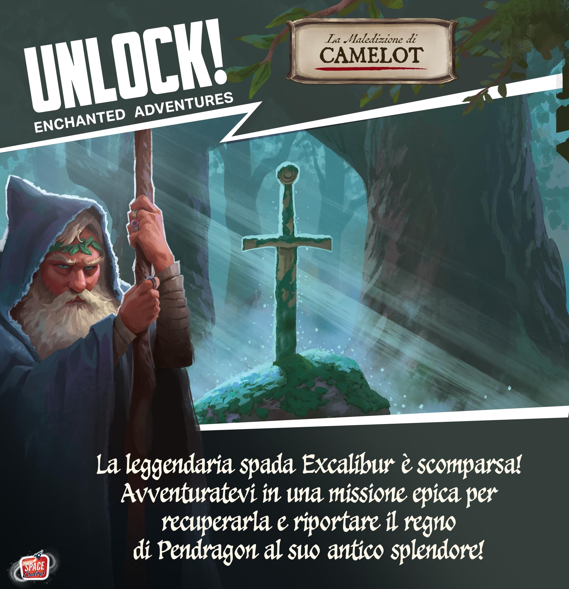 Asmodee Unlock! Enchanted Adventures, Gioco da Tavolo di Rompicapi, 10+ Anni, 1-6 Giocatori, Edizione in Italiano - 5