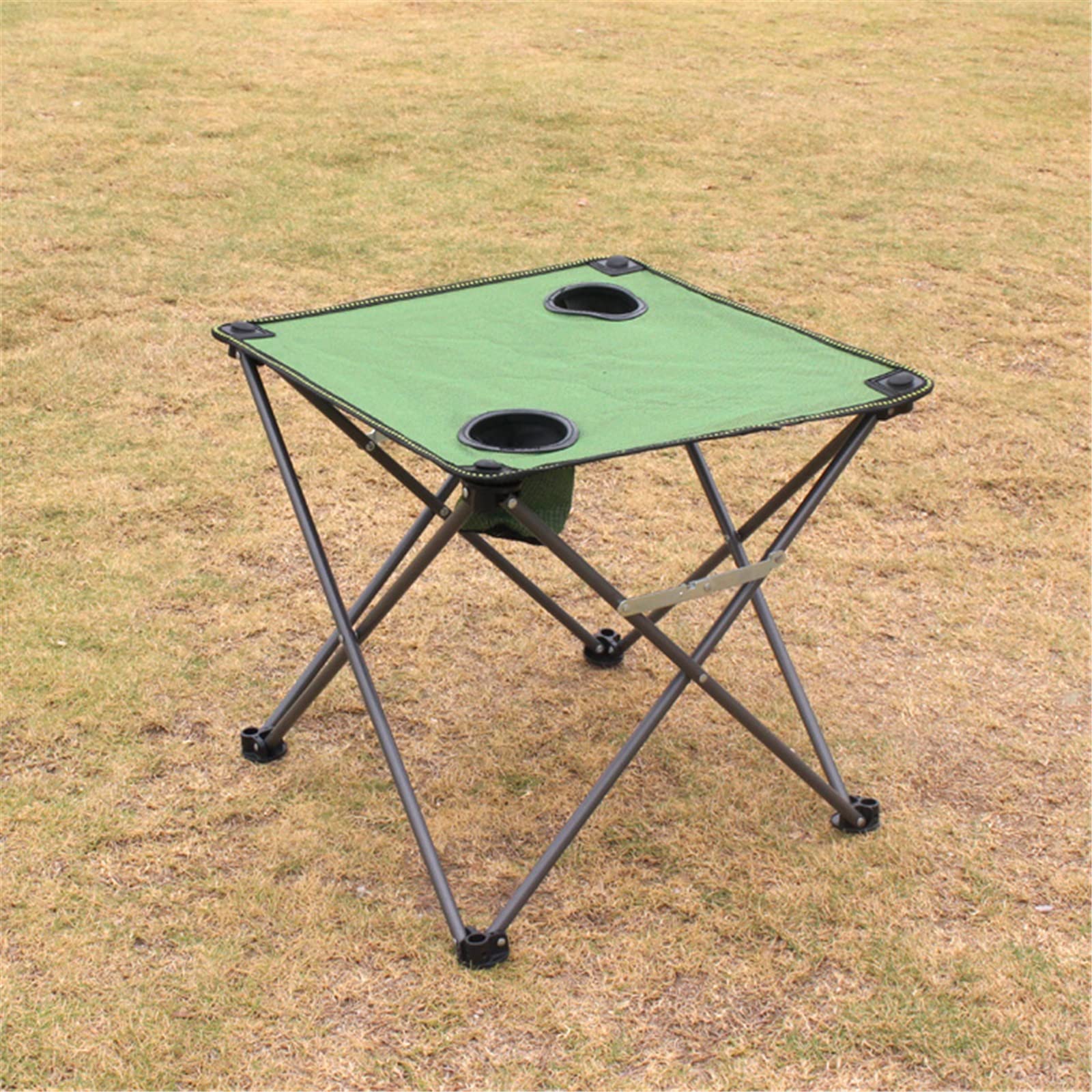 Table Pliante Table de Pique-Nique Portable Tables de Plage légères avec Porte-gobelet Tables de Camping Pliables pour l'extérieur Barbecue et pêche Table de Camping Pliante Portable