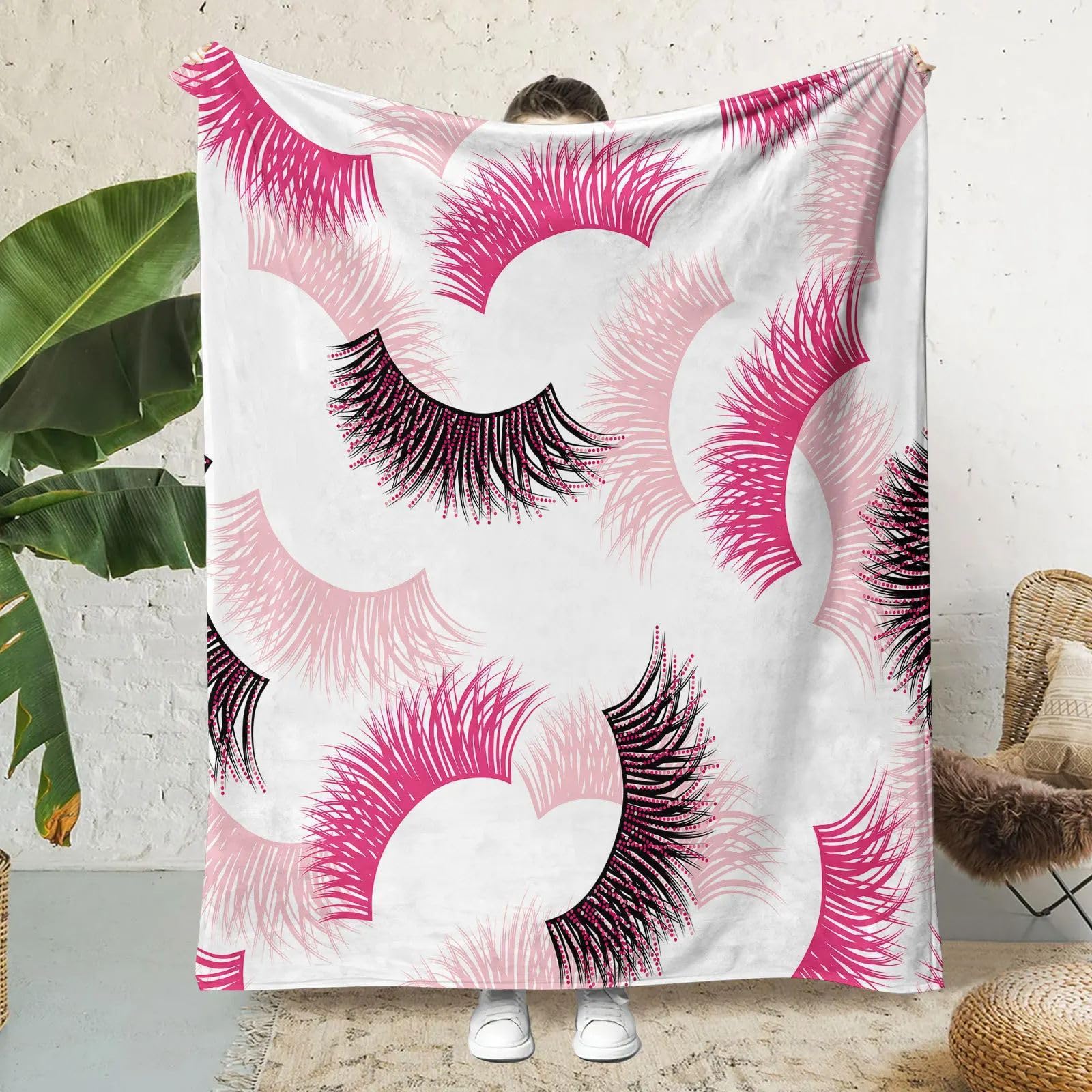 Couverture personnalisée en polaire douce pour soirées cocooning