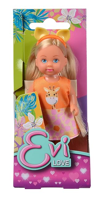Foto 5 de 6 de Simba Evi Love Cutie 105733623 - Muñeca de Juguete con Diadema, 12 cm, a Partir de 3 años