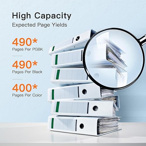 Miniatura 3 de E-Z Ink Cartucho de tinta de repuesto compatible para Canon 220 221 PGI-220 CLI-221 para usar con Canon MX860 MX870 MP980 MP990 MP560 (6 grandes