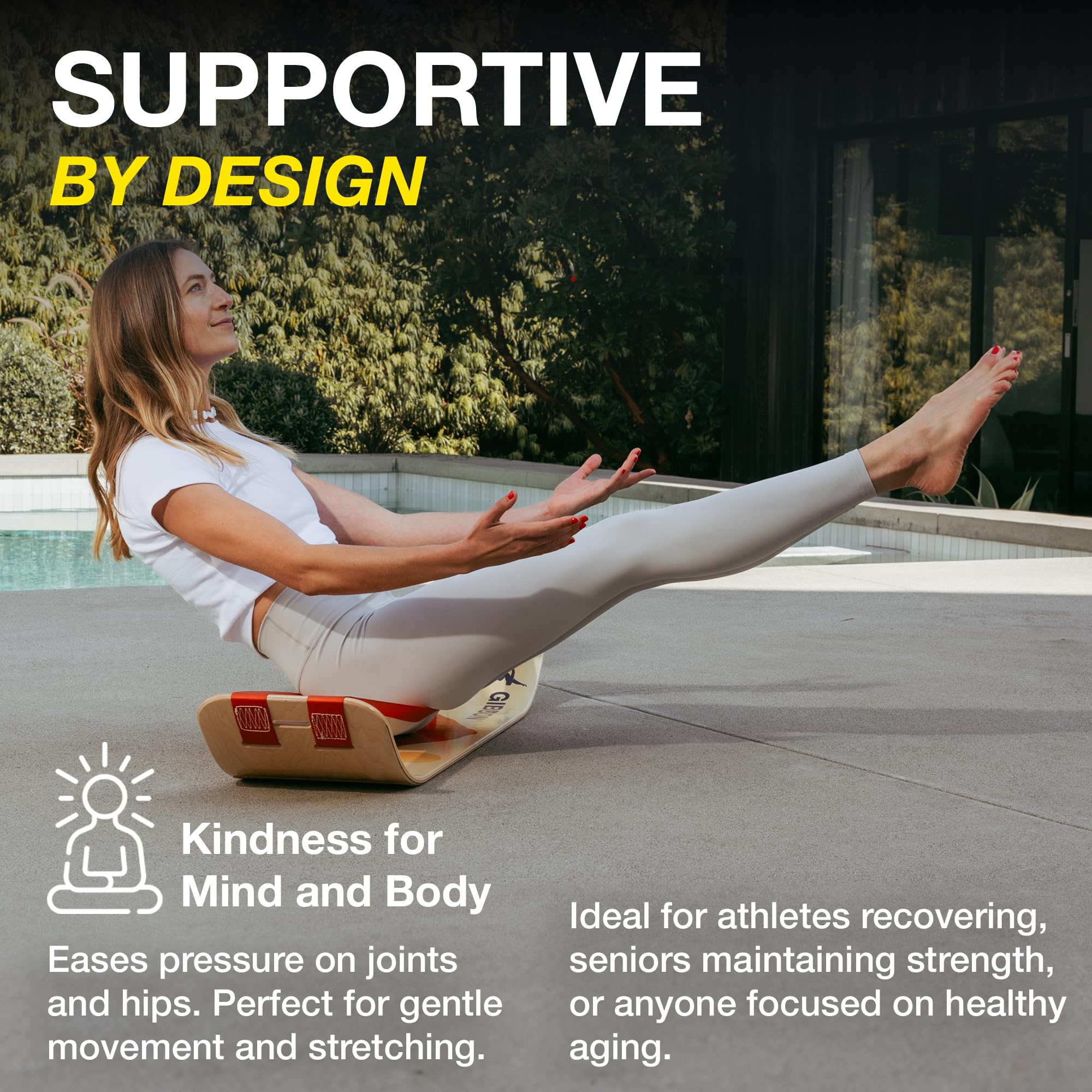 Amazon | GIBBON SlackBoard Plus - 2イン1 スラックラインバランス