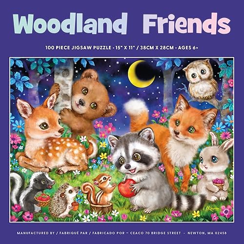 Miniatura 6 de Ceaco - Kayomi Harai - Woodland Friends - Rompecabezas de 100 piezas