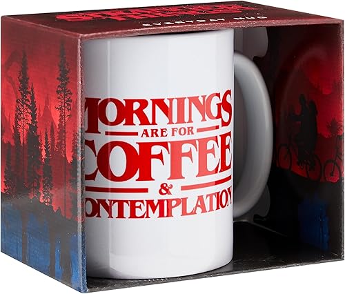 Miniatura 2 de Pyramid International Stranger Things - Taza de cerámica con diseño de café y contemplación en caja de presentación, producto oficial