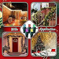 Vista 7 de Bombillas de repuesto LED Honoson de 5 mm para luces de cadena de Navidad, juego de luces de alambre de ángulo amplio LED para decoración del hogar