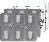 Vista 7 de Yaxa Basic Care Clorhidrato de loperamida de 2 mg y Simeticona 125 mg comprimidos, multisíntoma, medicamento antidiarrea, alivio de gases, 24