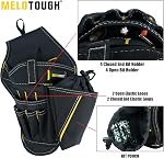 MELOTOUGH Holster d'impact de forage Holster avec la poche de bit Holster de choc lourd pour la ceinture d'outils