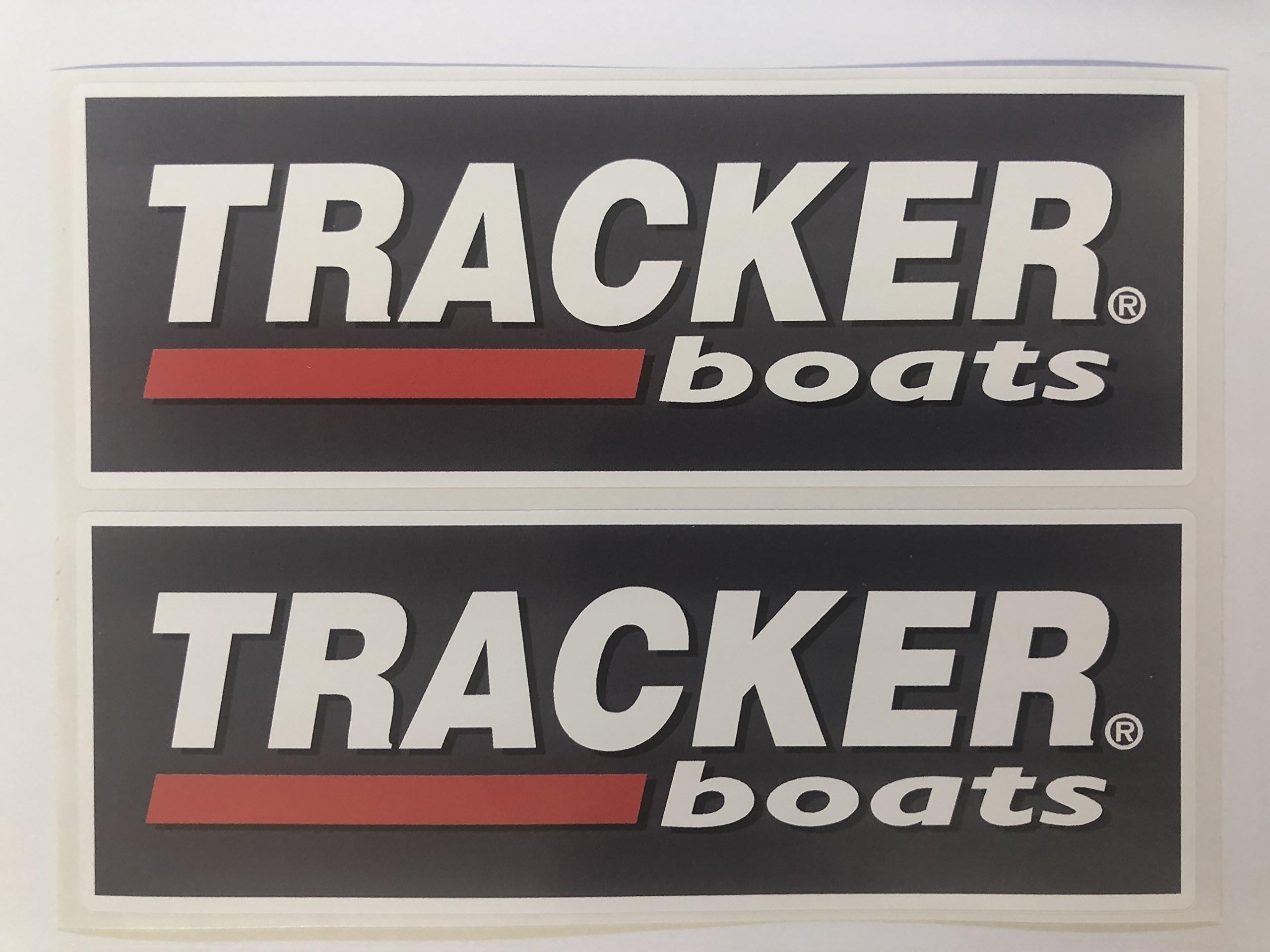 2 Tracker Boats Decals