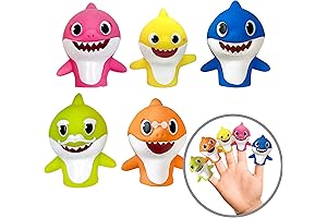 Nickelodeon Baby Shark 5 Pc Finger Puppet Set: The Perfect Way to...