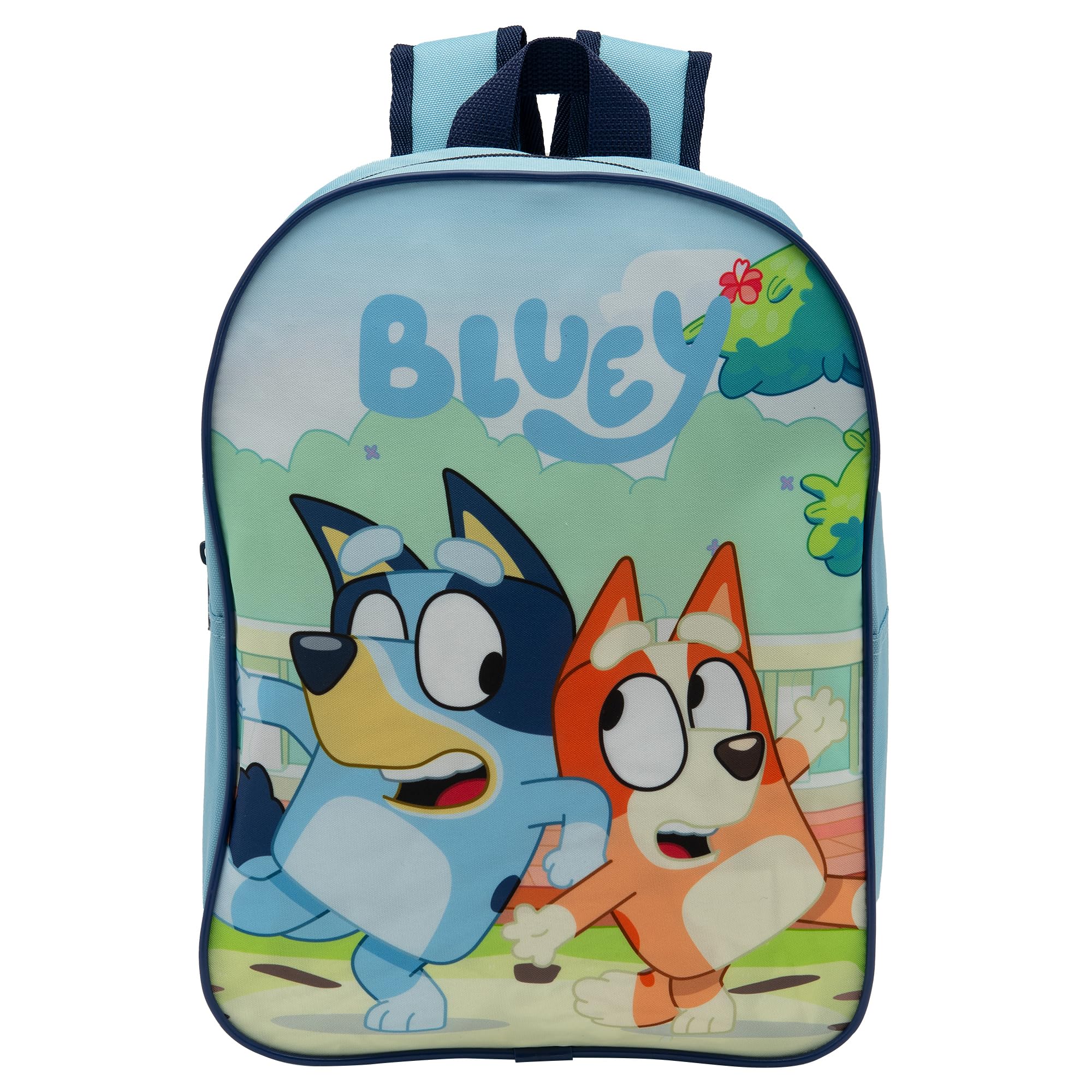 Bluey Boys Blue Y & Bingo Backpack Kids School Bag Childrens & Girls Nursery Rucksack