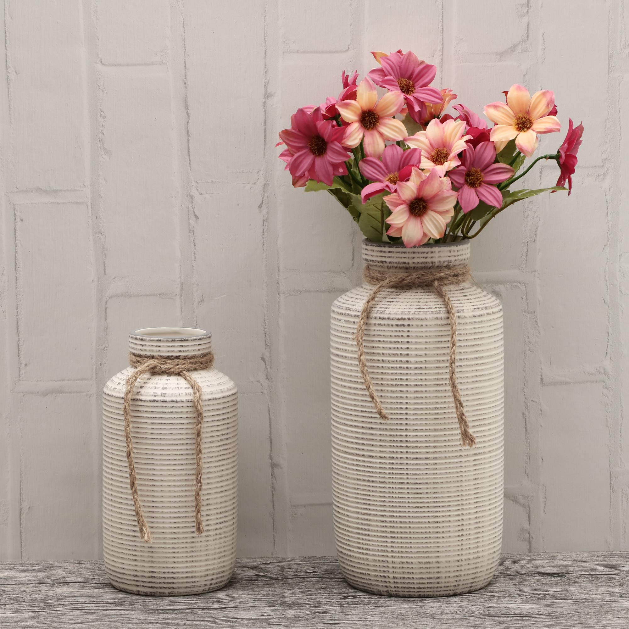 Rustic Vases Centerpieces Decor For You