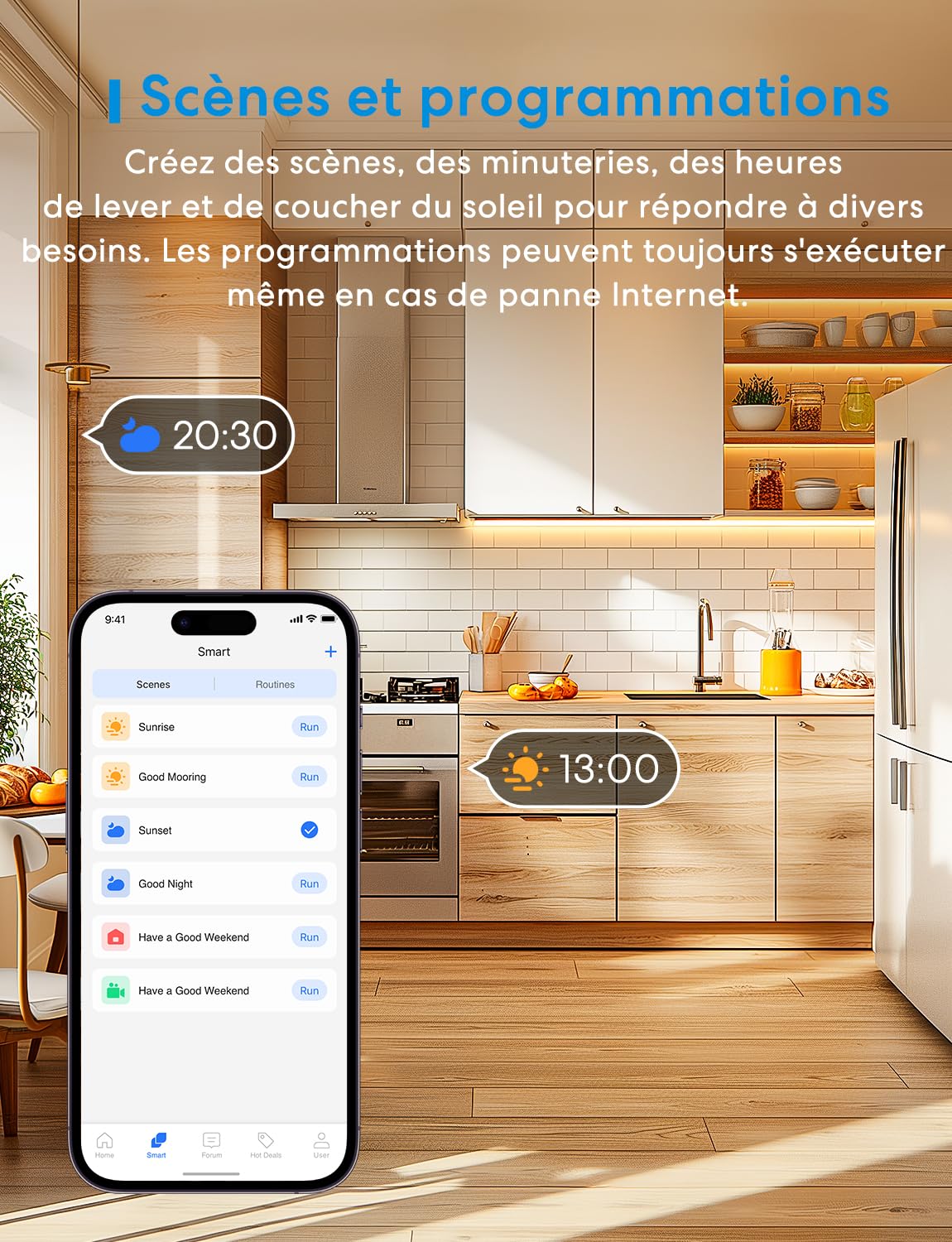 Meross Prise Connectée (Type F), 16A Prise WiFi Compatible avec Alexa et Google Home, Lot de 4 Prises avec Mesure de Consommation Électrique, Commande Vocale et Contrôle à Distance | Prise WiFi Compatible avec Alexa et Google Home, Commande Vocale, Contrô