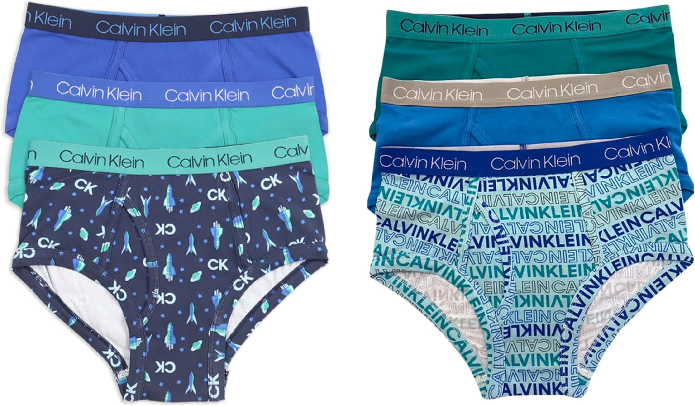 Calvin KleinBoys' Modern Cotton Briefs 6-Pack