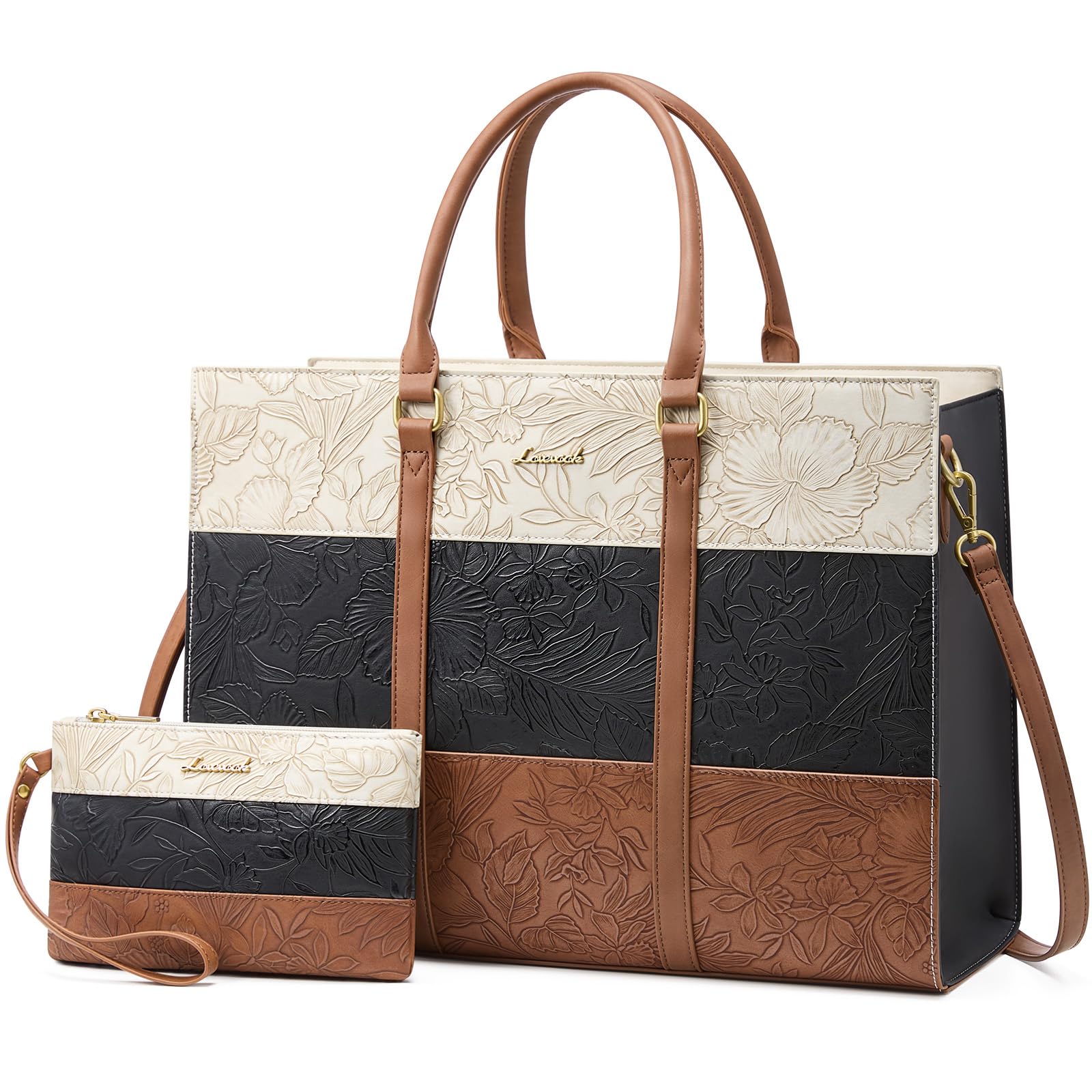 LOVEVOOK Laptop Bag for Women, 15.6 Inch Work Bags for Women