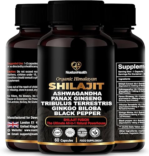Miniatura 7 de Cápsulas orgánicas de shilajit del Himalaya  90 píldoras veganas 100% puras y naturales  Suplemento de bienestar de grado oro, energía y vitalidad