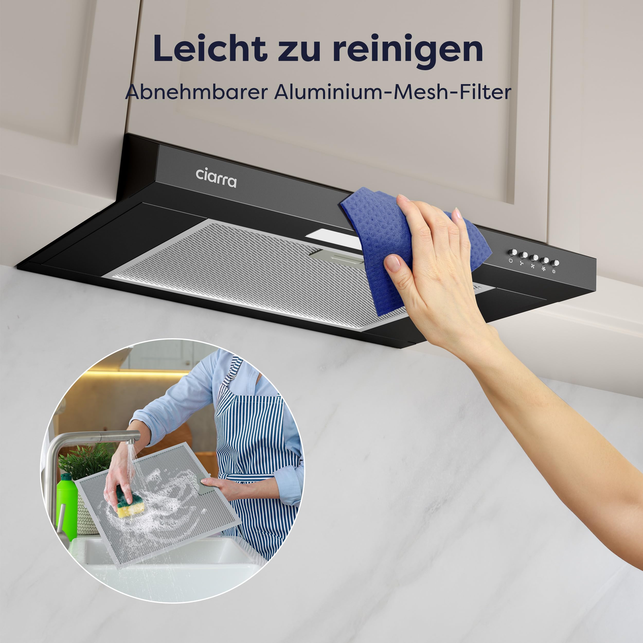Ciarra Dunstabzugshaube – Bild 7