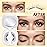 QUEWEL Magnetic Eyelashes, Reusable No Glue Needed Magnetic Eyelashes Kit with Applicator Lash Clusters Kit without Eyeliner So Soft and Easy to Wear and Remove (G-RC-E)