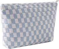 Vista 35 de Bolsas de cosméticos para mujer, bolsa de cosméticos de pana, bolsos estéticos para mujer, bolsos de mano con puntos sonrientes, organizador