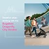 Bugaboo Dragonfly City Pushchair, Lightweight Compact Baby Stroller with One Hand Easy Fold in Any Position, Full Suspension, XL Underseat Basket, Black Chassis and Desert Taupe Sun Canopy