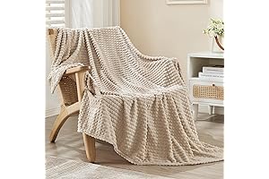 EMME Tan Throw Blanket