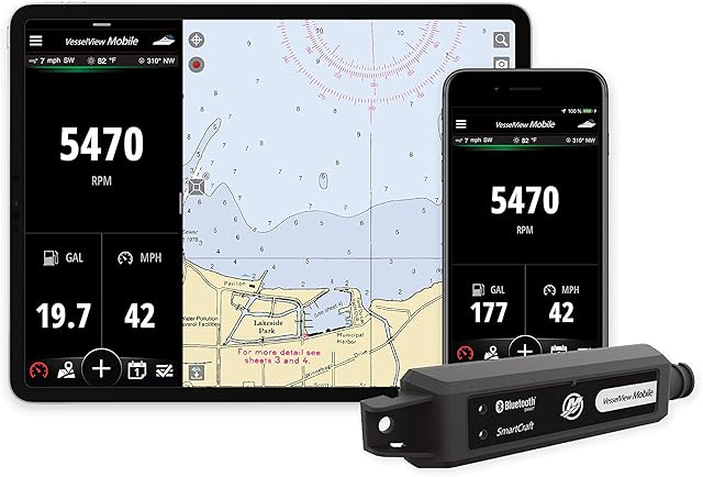 VesselView Mobile - Connected Boat Engine System for iOS and Android Devices