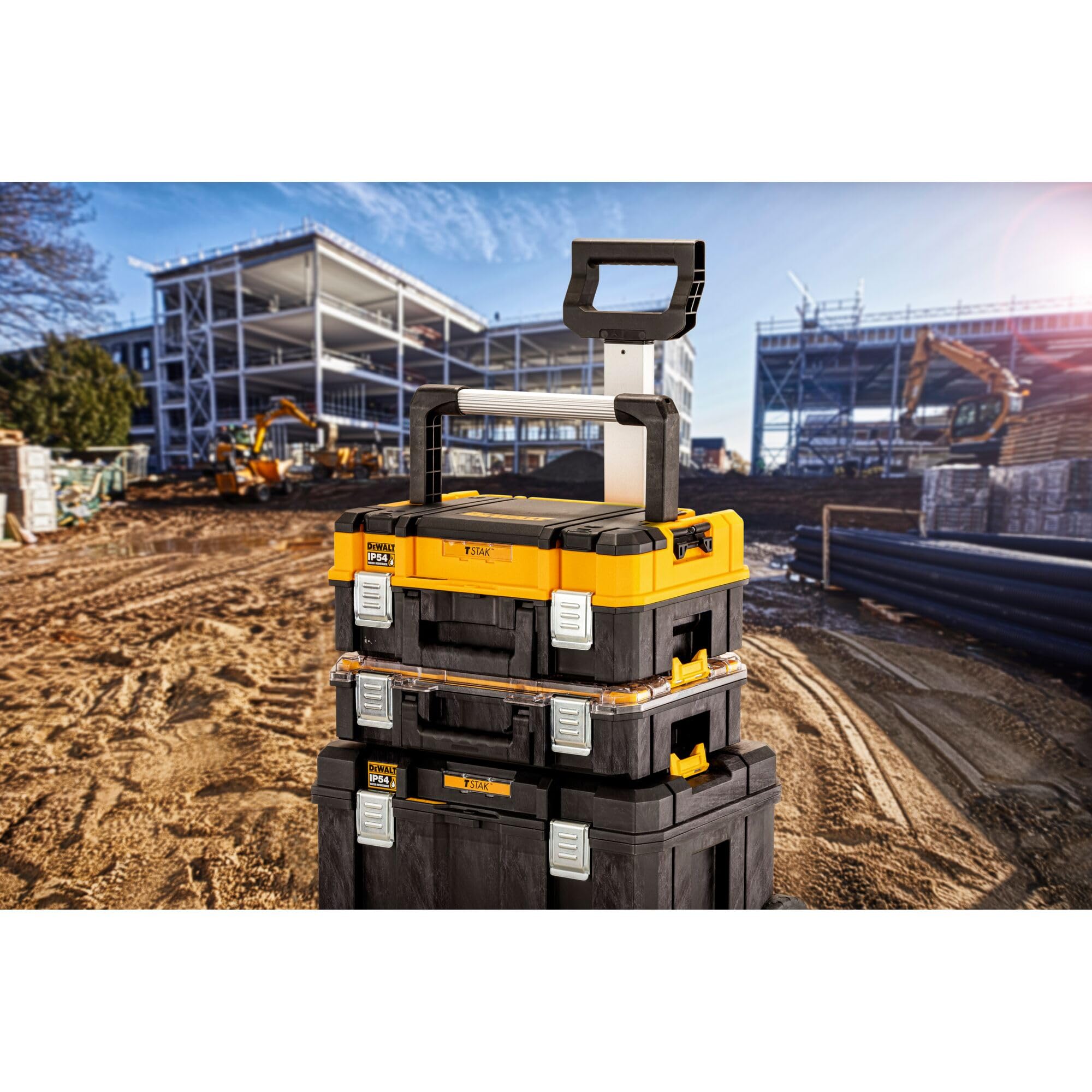 DeWalt DWST83344-1 Tstak I Unità Porta Elettroutensili, Nero/Giallo